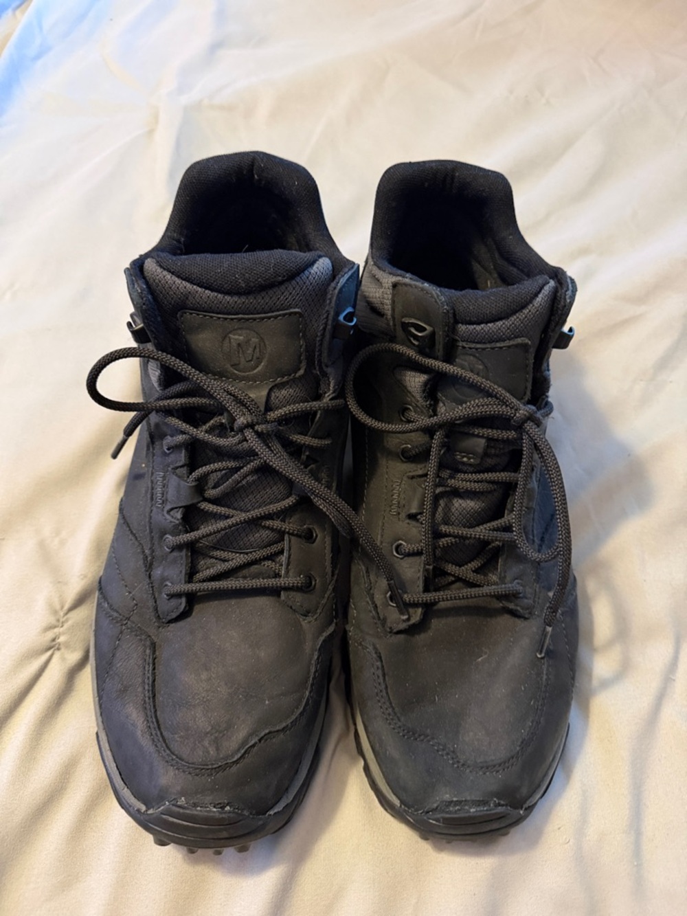 Merrell Men's Black Outdoor Lace-Up Hiking boots